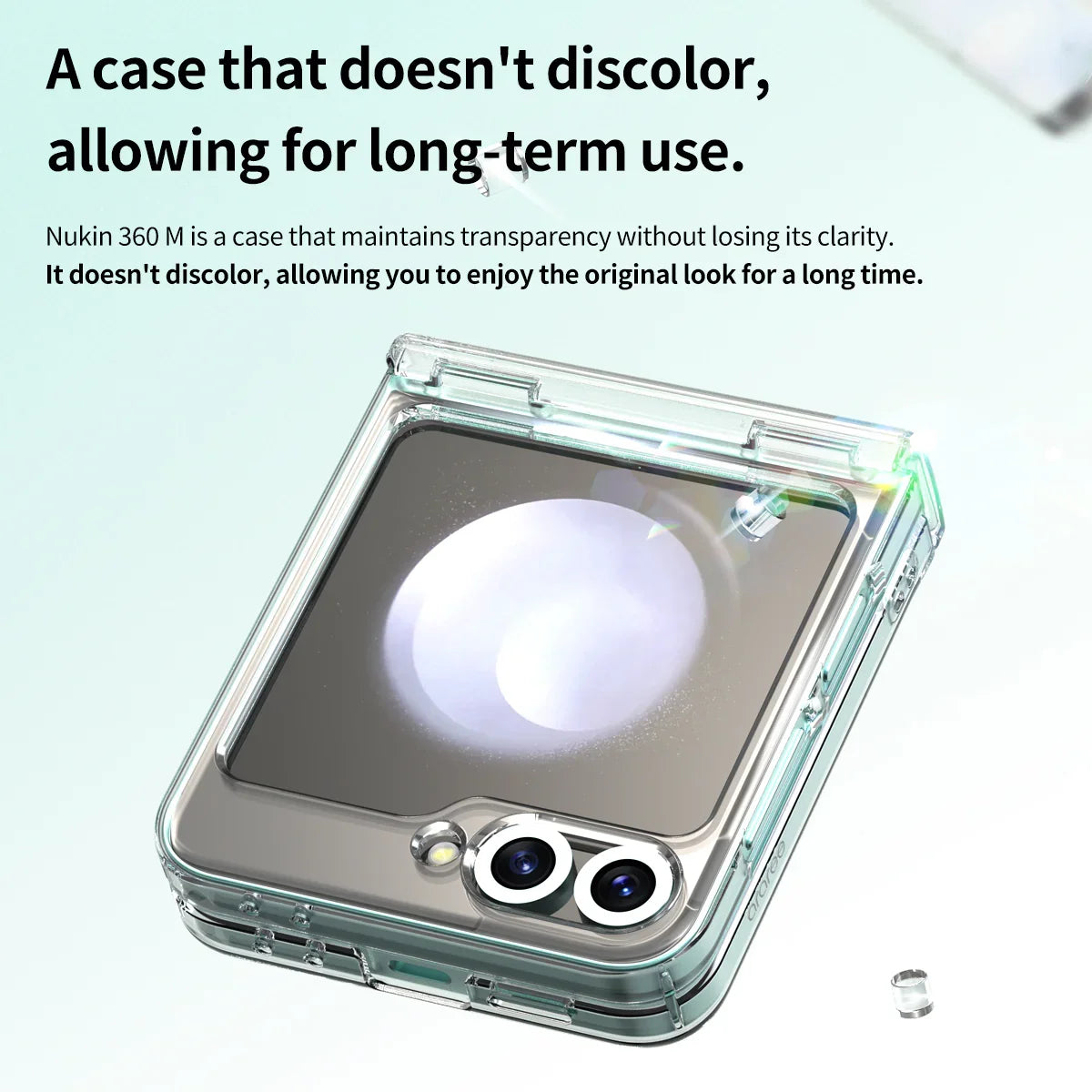 Araree Samsung Z Flip 6 Nukin 360 Magsafe Case - Clear - Tashqila Araree Samsung Z Flip 6 Nukin 360 Magsafe Case - Clear - Tashqila